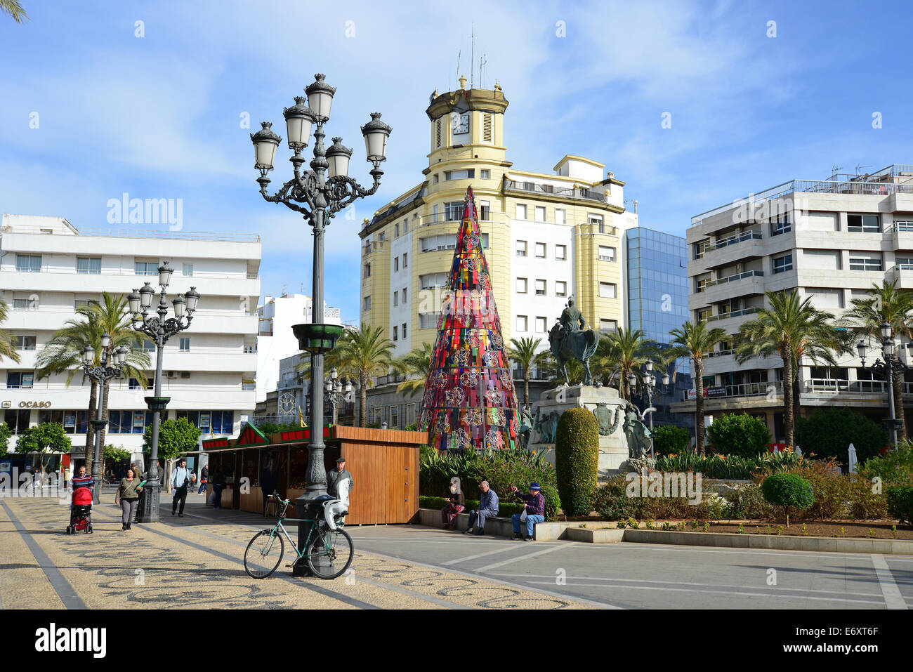 Plaza del Arenal, Jerez de la Frontera, Province of Cádiz, Andalusia, Kingdom of Spain Stock Photo