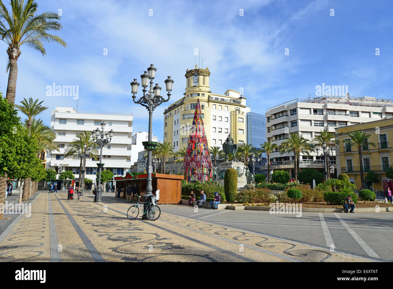 Plaza del Arenal, Jerez de la Frontera, Province of Cádiz, Andalusia, Kingdom of Spain Stock Photo