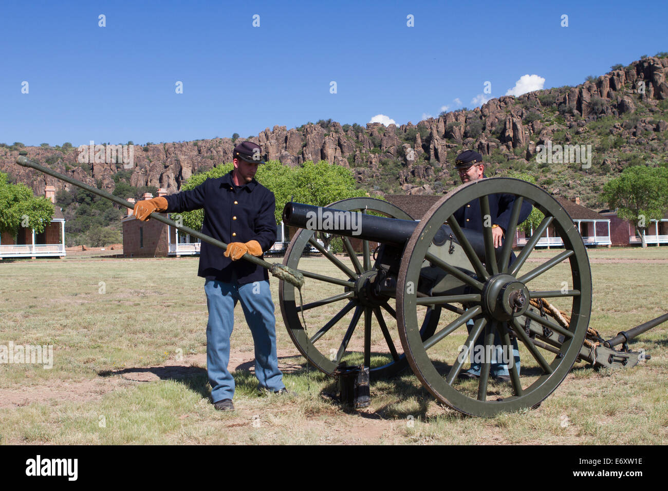 Old Fort Day annual event in Fort Davis Historical Site, Texas. The