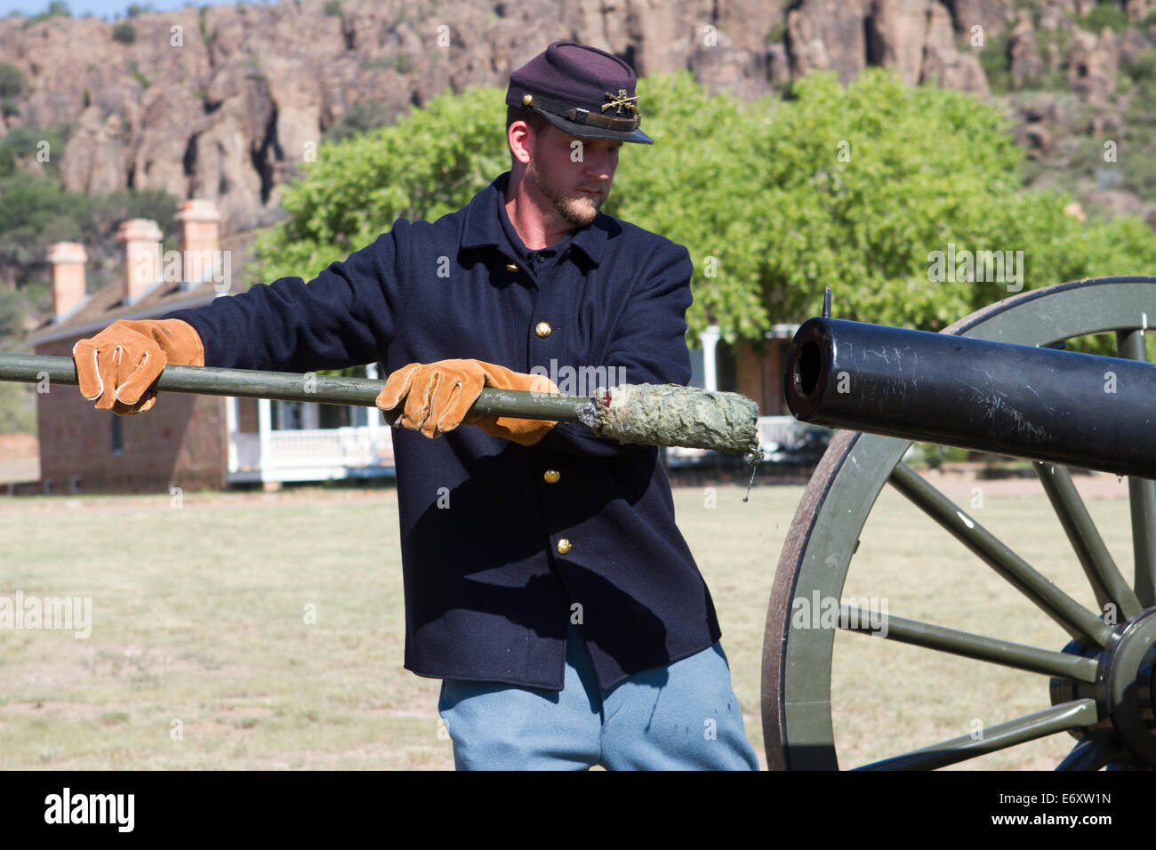 Old Fort Day annual event in Fort Davis Historical Site, Texas. The