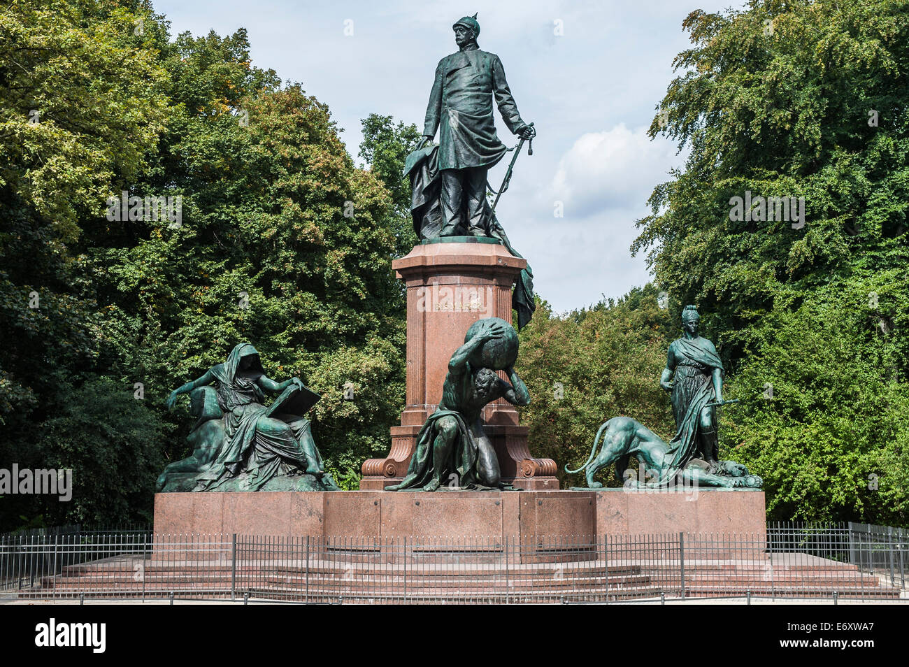 Germany Deutschland Berlin Hauptstadt Capital City Bismark Stock
