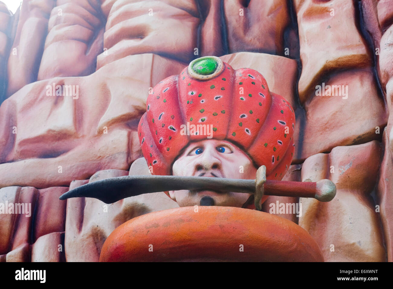 Ali Baba and the Forty Thieves Blackpool Illuminations England Stock Photo