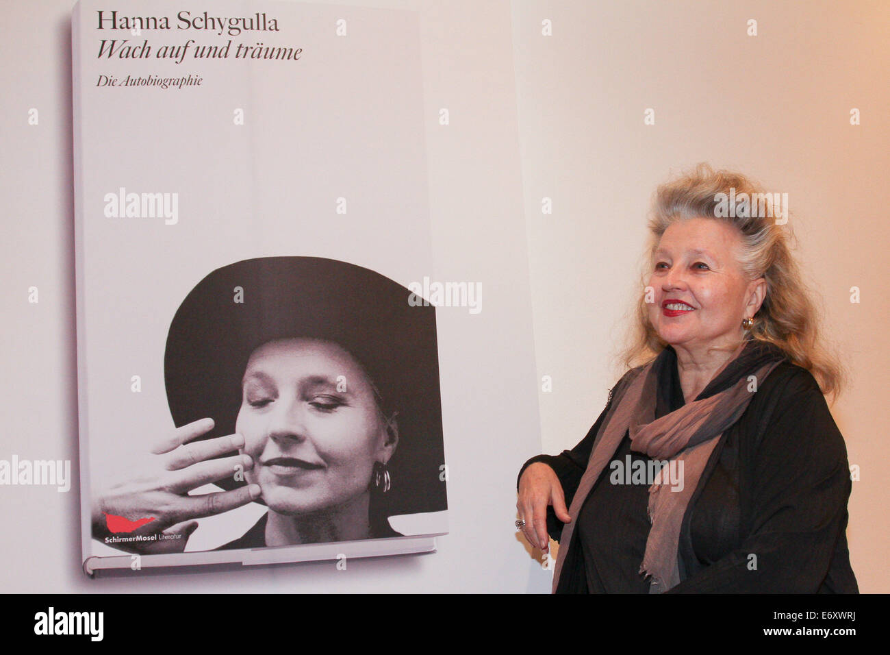 Hanna Schygulla presenting her autobiography ' Wach auf und traeume ' at Literaturhaus Munich  Featuring: Hanna Schygulla Where: Munich, Germany When: 27 Feb 2014 Stock Photo