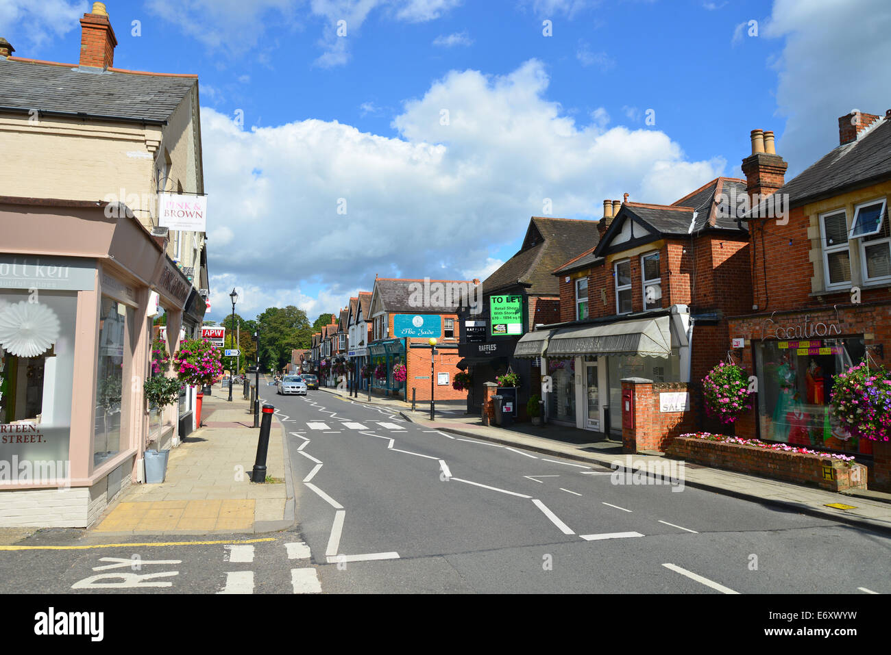 High Street, Sunninghill, Berkshire, England, United Kingdom Stock
