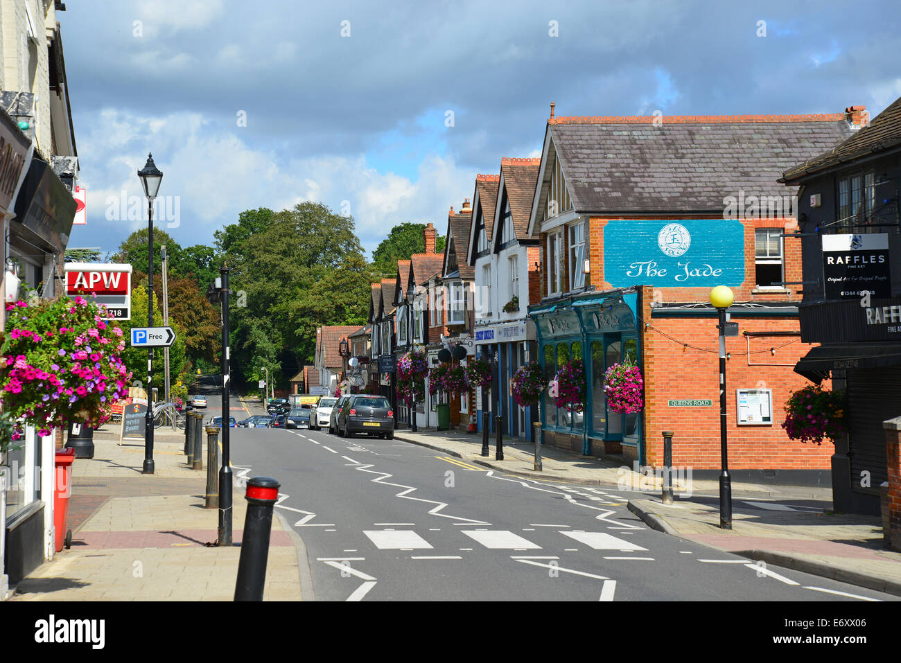 High Street, Sunninghill, Berkshire, England, United Kingdom Stock