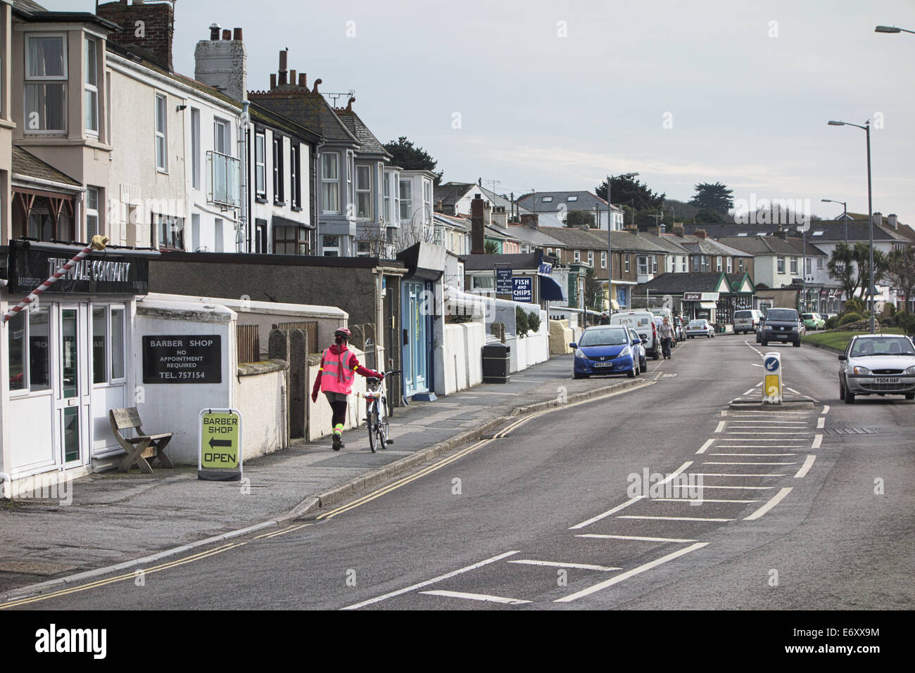 Penpol Terrace Hayle Cornwall UK Stock Photo Alamy