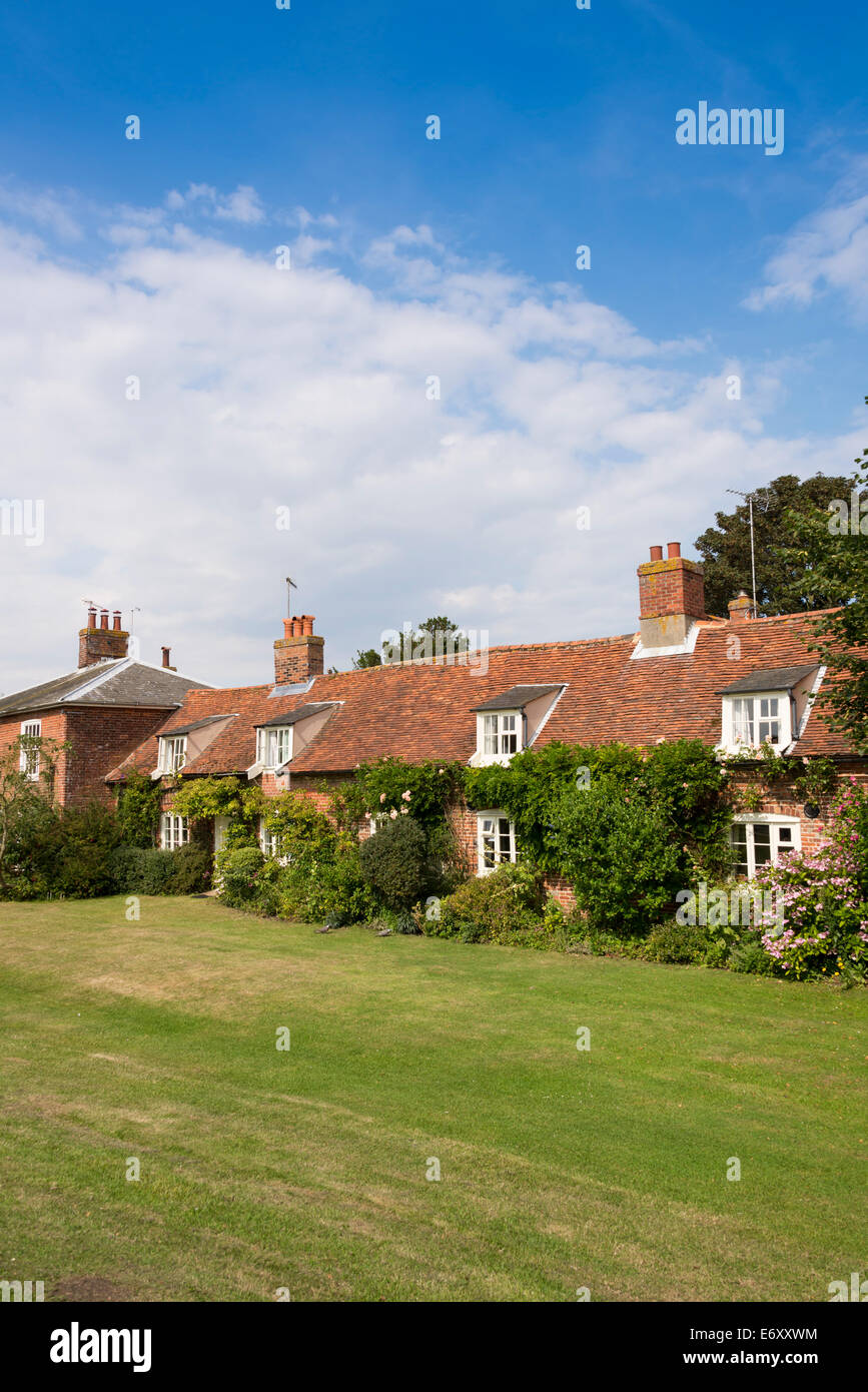 Pretty cottages in the village, Orford, Suffolk, England, UK. Stock Photo