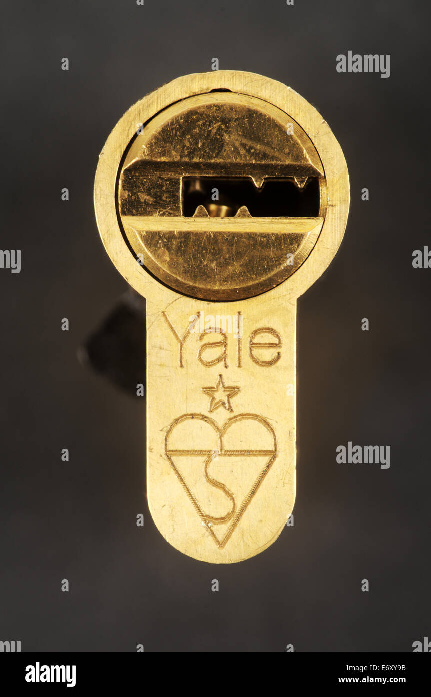 Yale Euro Profile Superior Lock Stock Photo