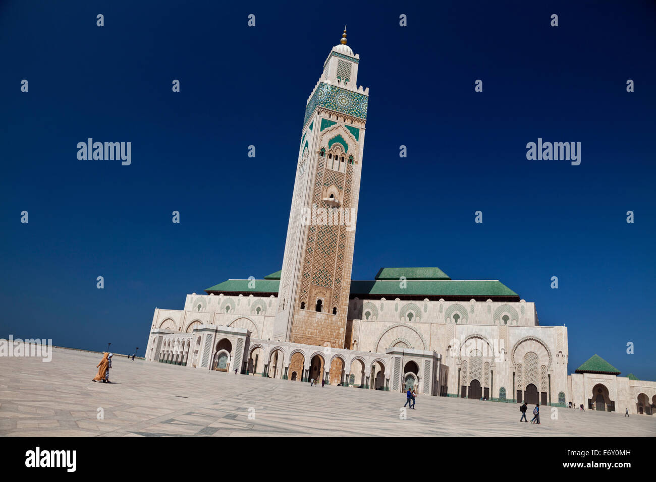 Hassan II Mosque, Casablanca, Morocco Stock Photo