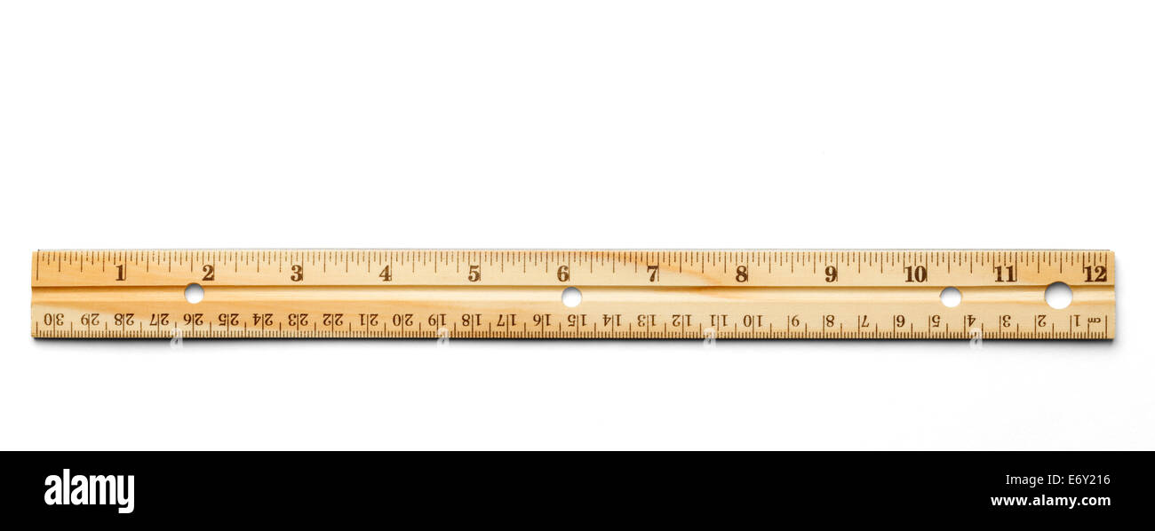 Special Wooden Ruler For Tailor Stock Photo, Picture and Royalty Free  Image. Image 15277230.