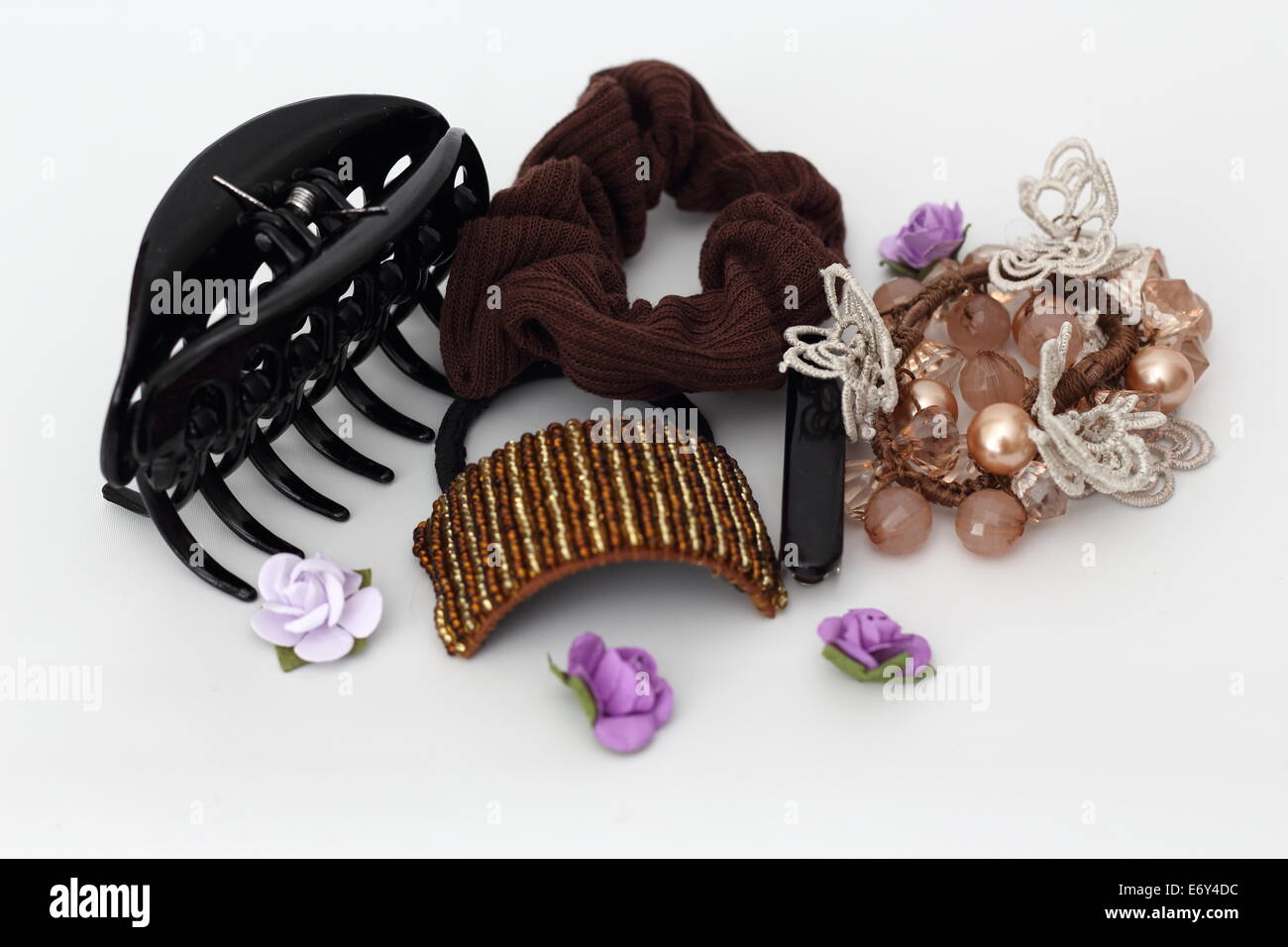 A collection of hair accessories Stock Photo