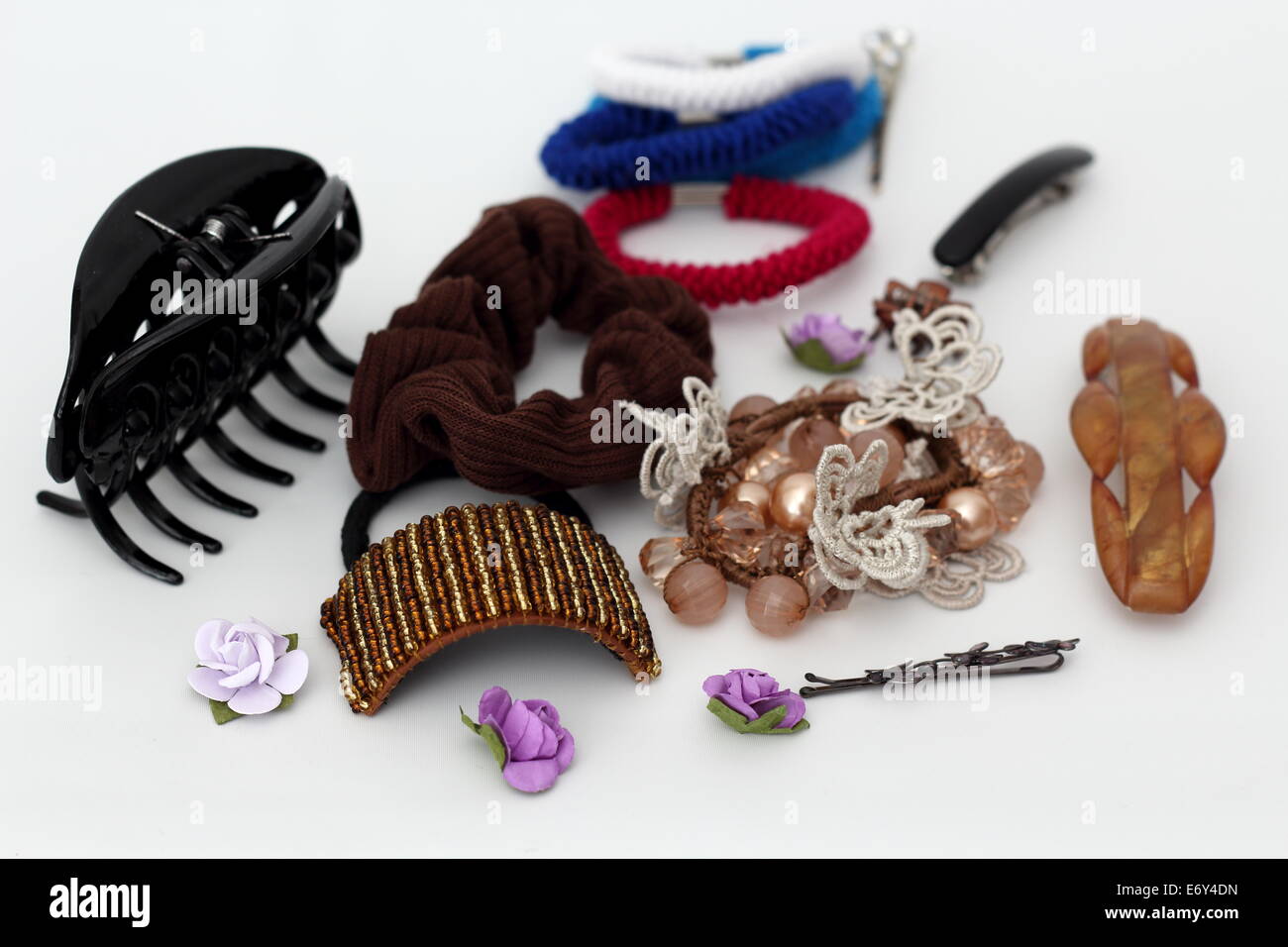 Hair accessory collection Stock Photo Alamy