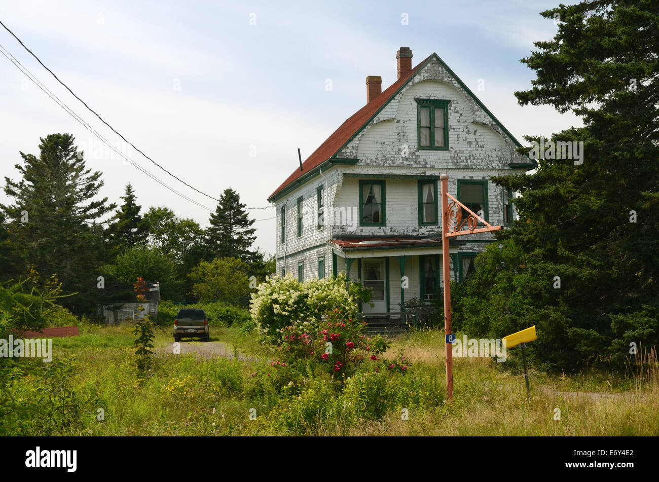 Old house, Grand Manan Island, New Brunswick, Canada Stock Photo Alamy