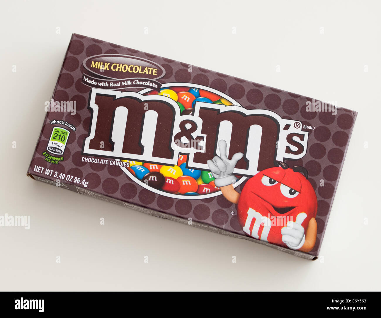 "Plain" M&M's chocolate candy. Produced by Mars, Inc Stock Photo Alamy