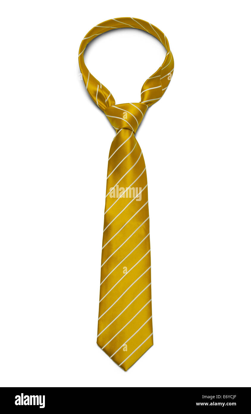 White dress shirt gold tie hi-res stock photography and images - Alamy