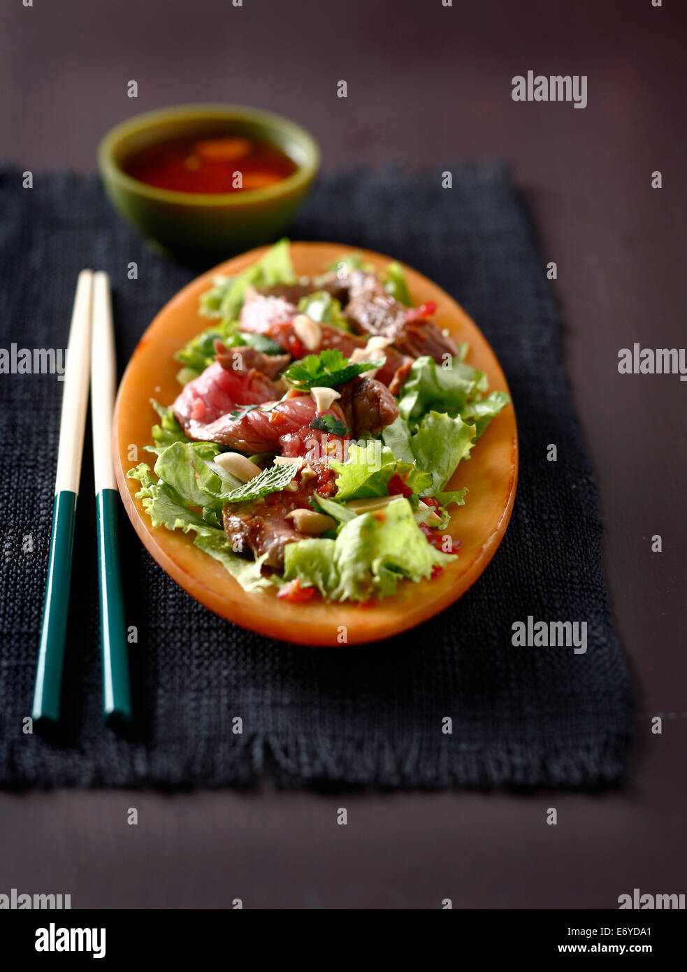 Thai beef salad Stock Photo