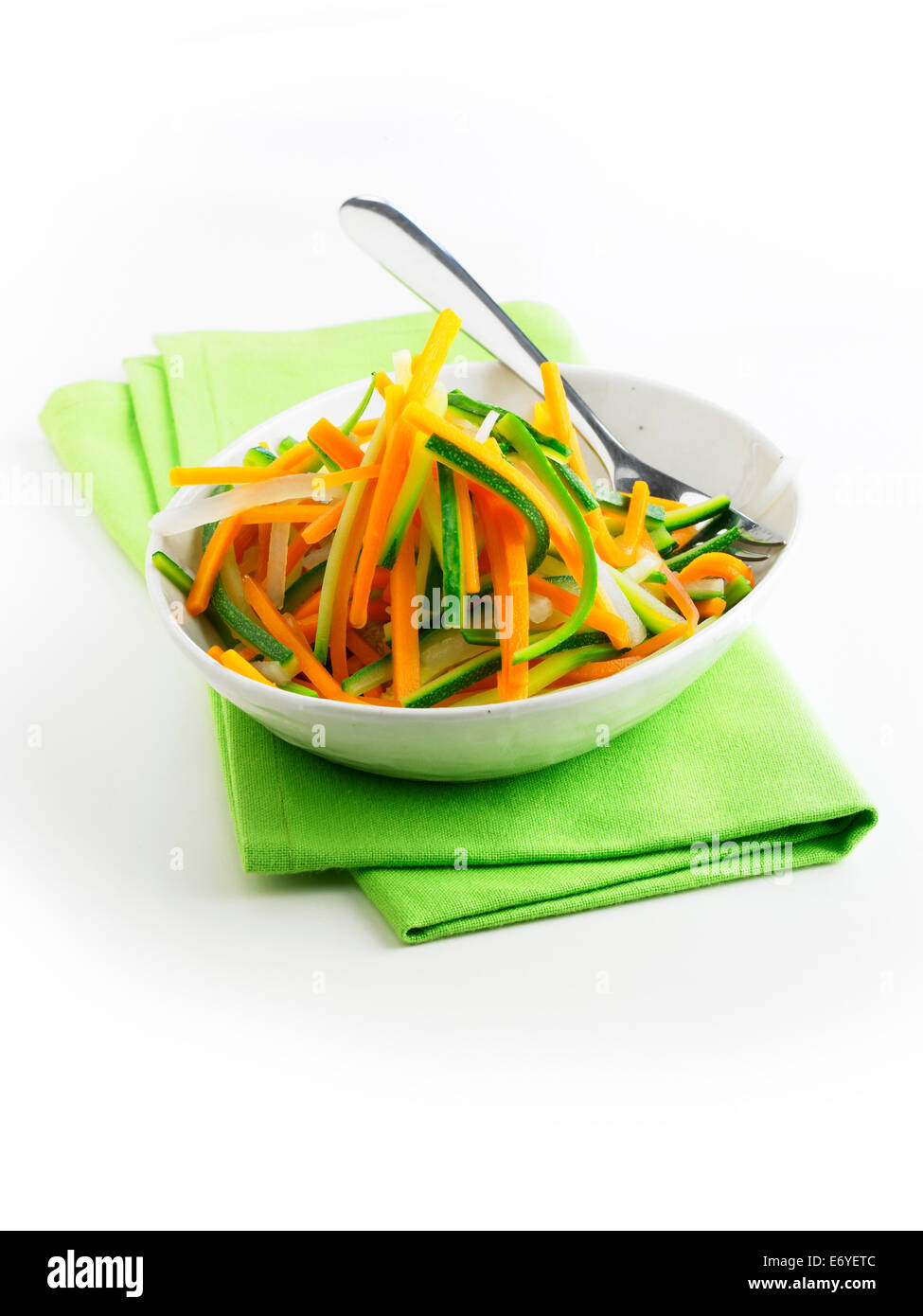 Thin strips of vegetables Cut Out Stock Images & Pictures Alamy