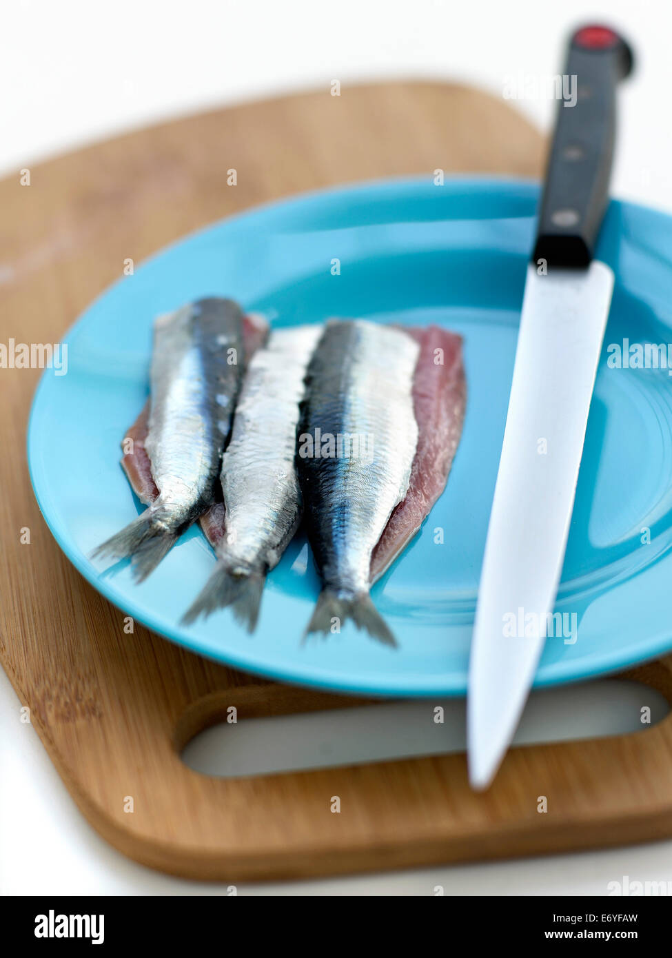 Sardine fillets Stock Photo