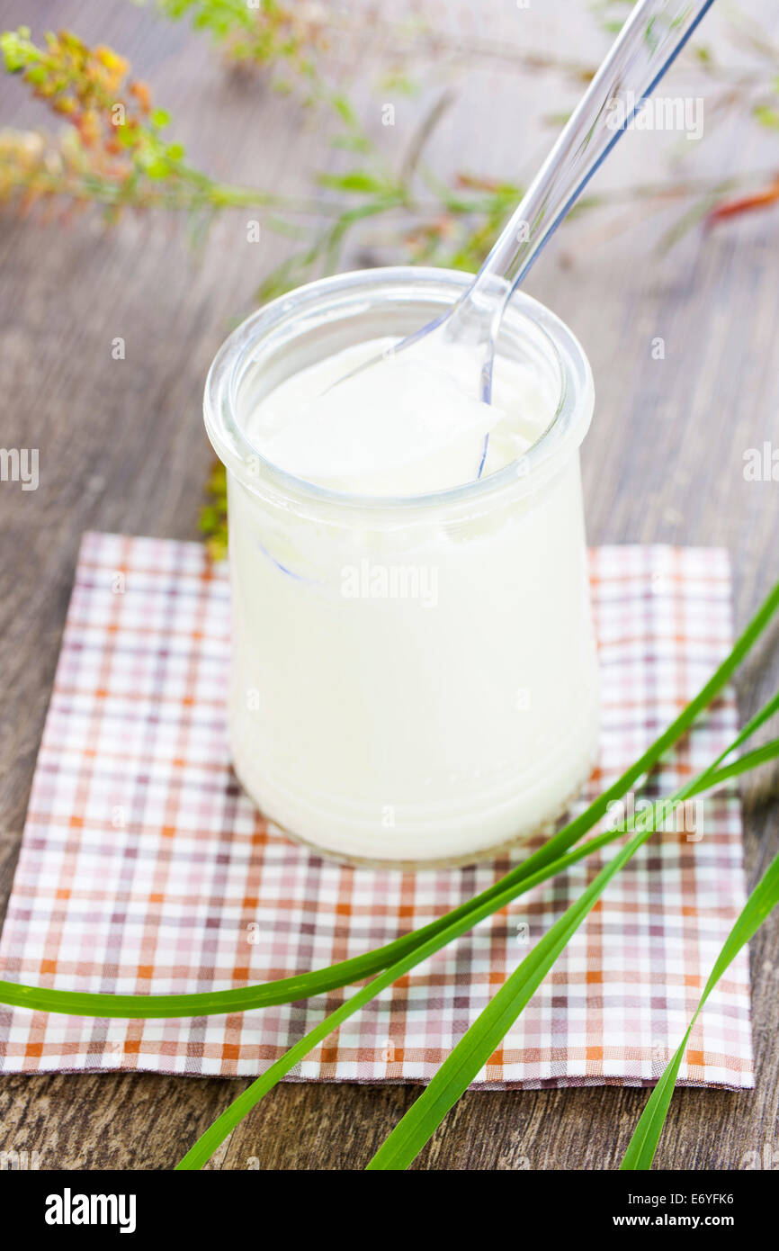 Pot Of Yoghurt High Resolution Stock Photography and Images Alamy