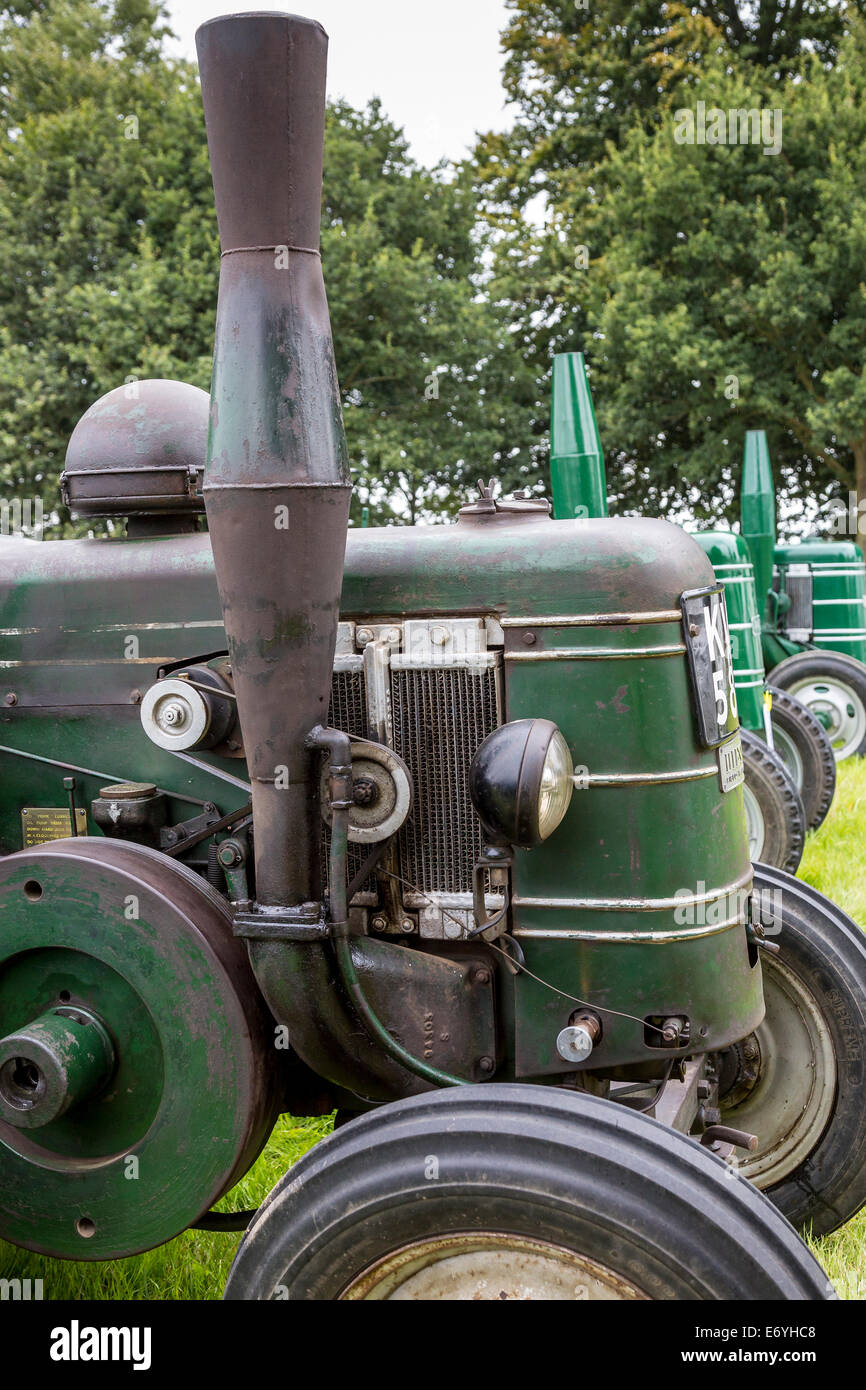 1950's Field Marshall tractor on display at the 2014 Aylsham
