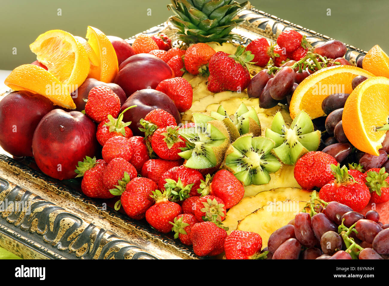 Grape Pineapple Apple Fruit Salad High Resolution Stock Photography and ...