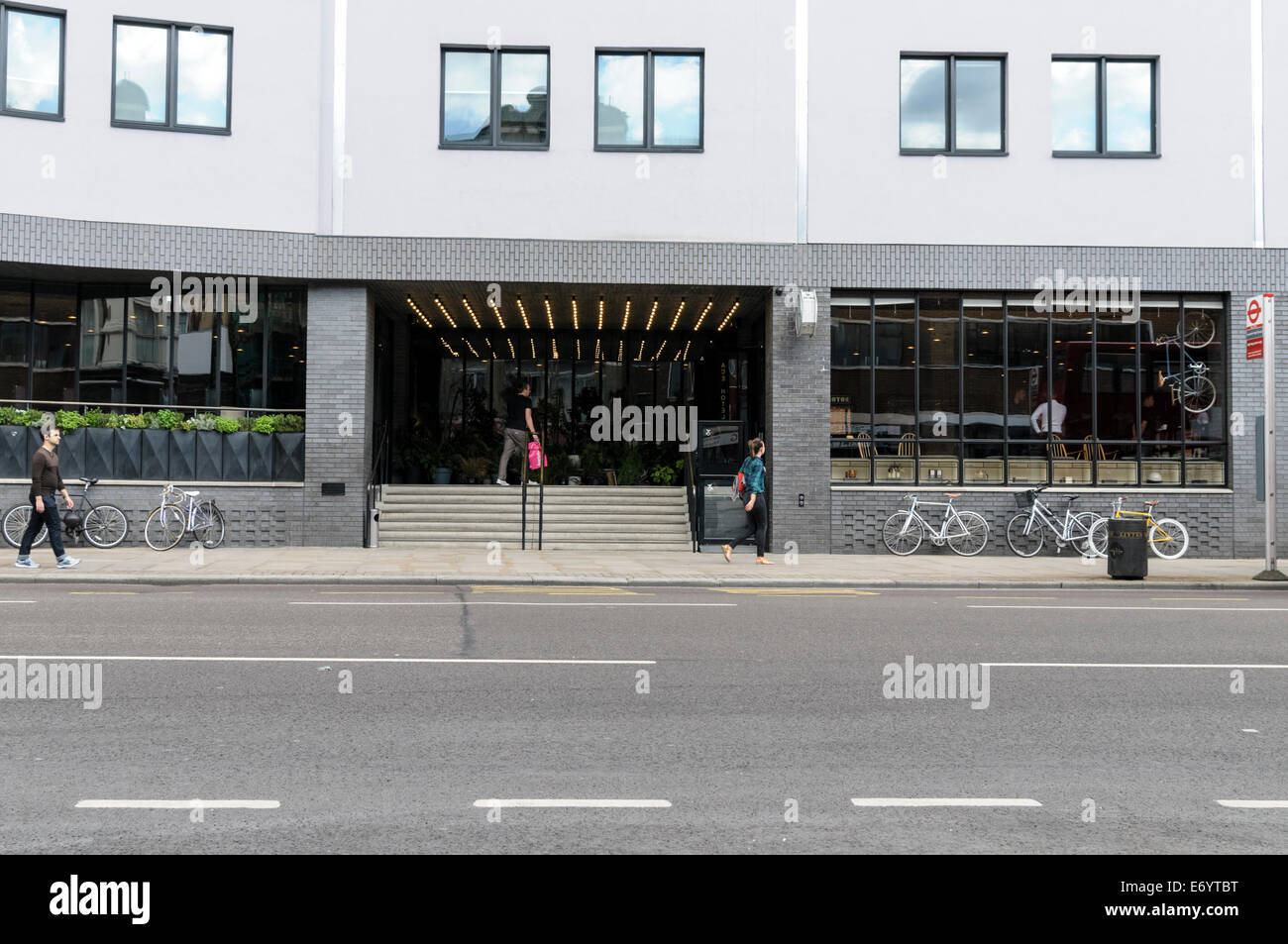 Front view of Ace Hotel, Shoreditch, London Stock Photo