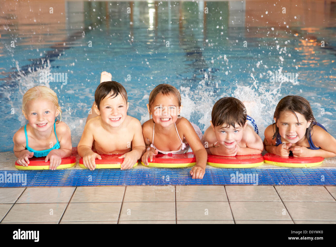 Children in swimming pool Stock Photo Alamy