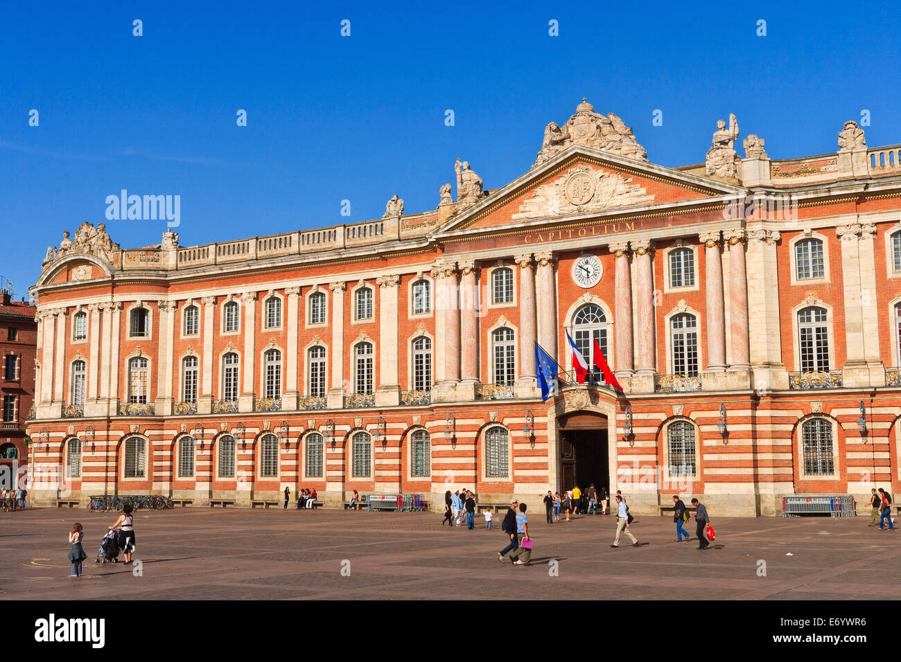 France, Toulouse, Place du Capitole Stock Photo