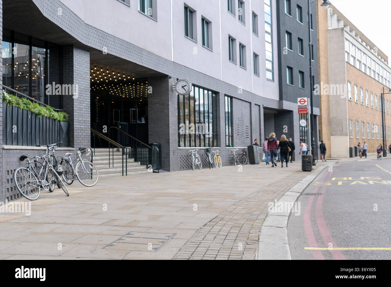 Front view of Ace Hotel, Shoreditch, London Stock Photo