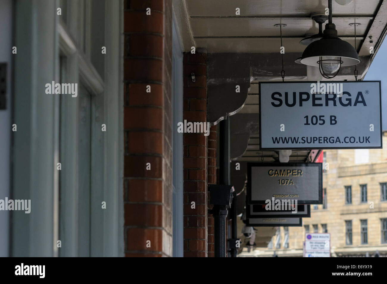 SUPERGA in Spitafields, London Stock Photo