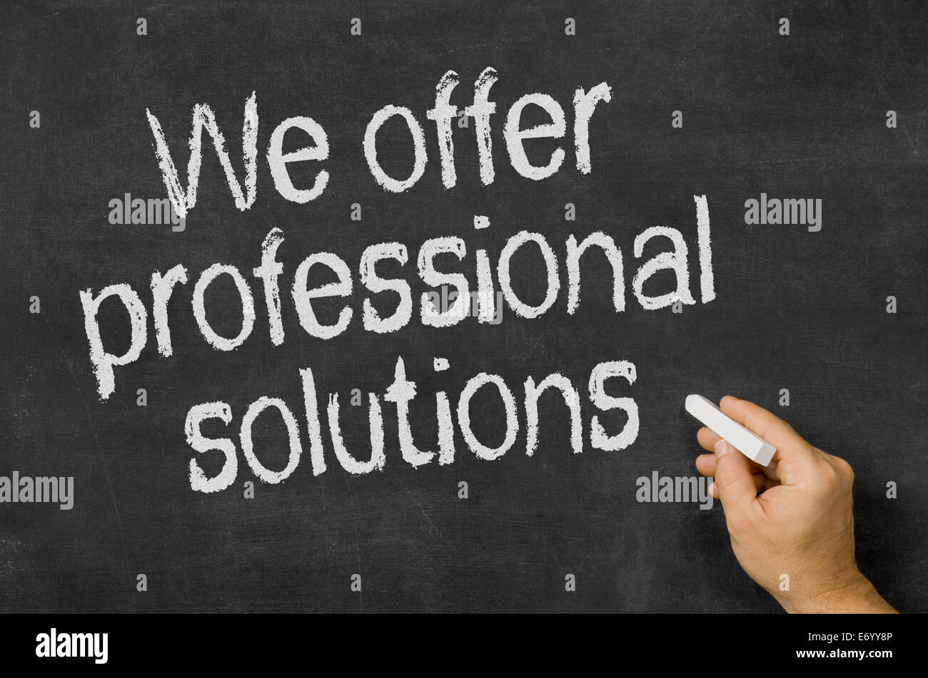 Handwriting text offer solution hi-res stock photography and images - Alamy