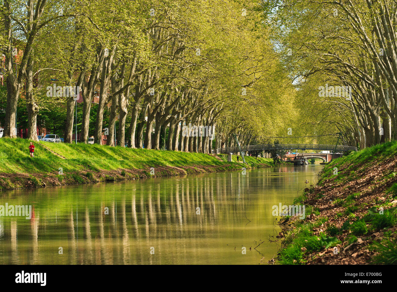 France, Toulouse, Canal de Brienne Stock Photo