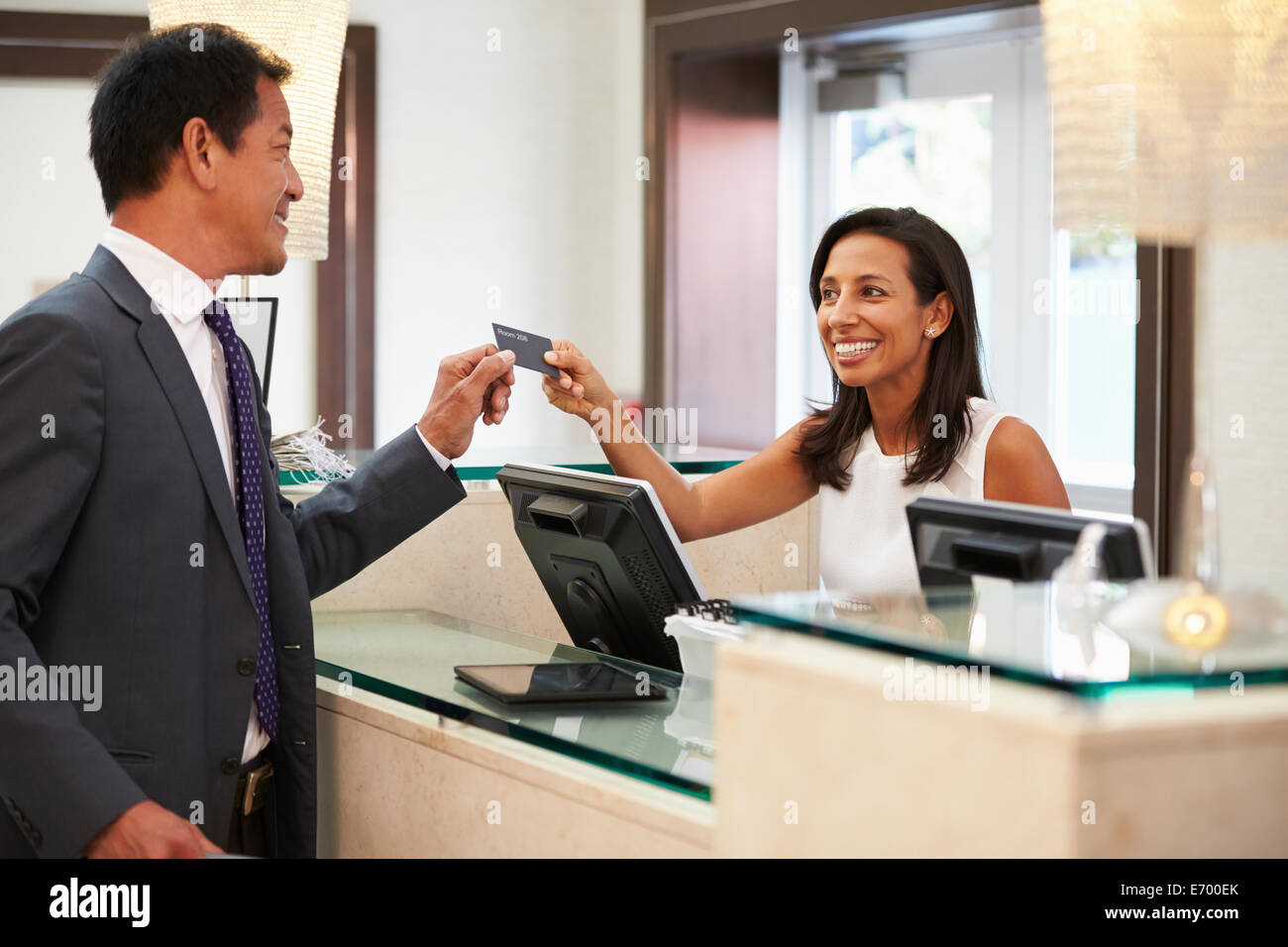 Luxury hotel lobby front desk hires stock photography and images Alamy