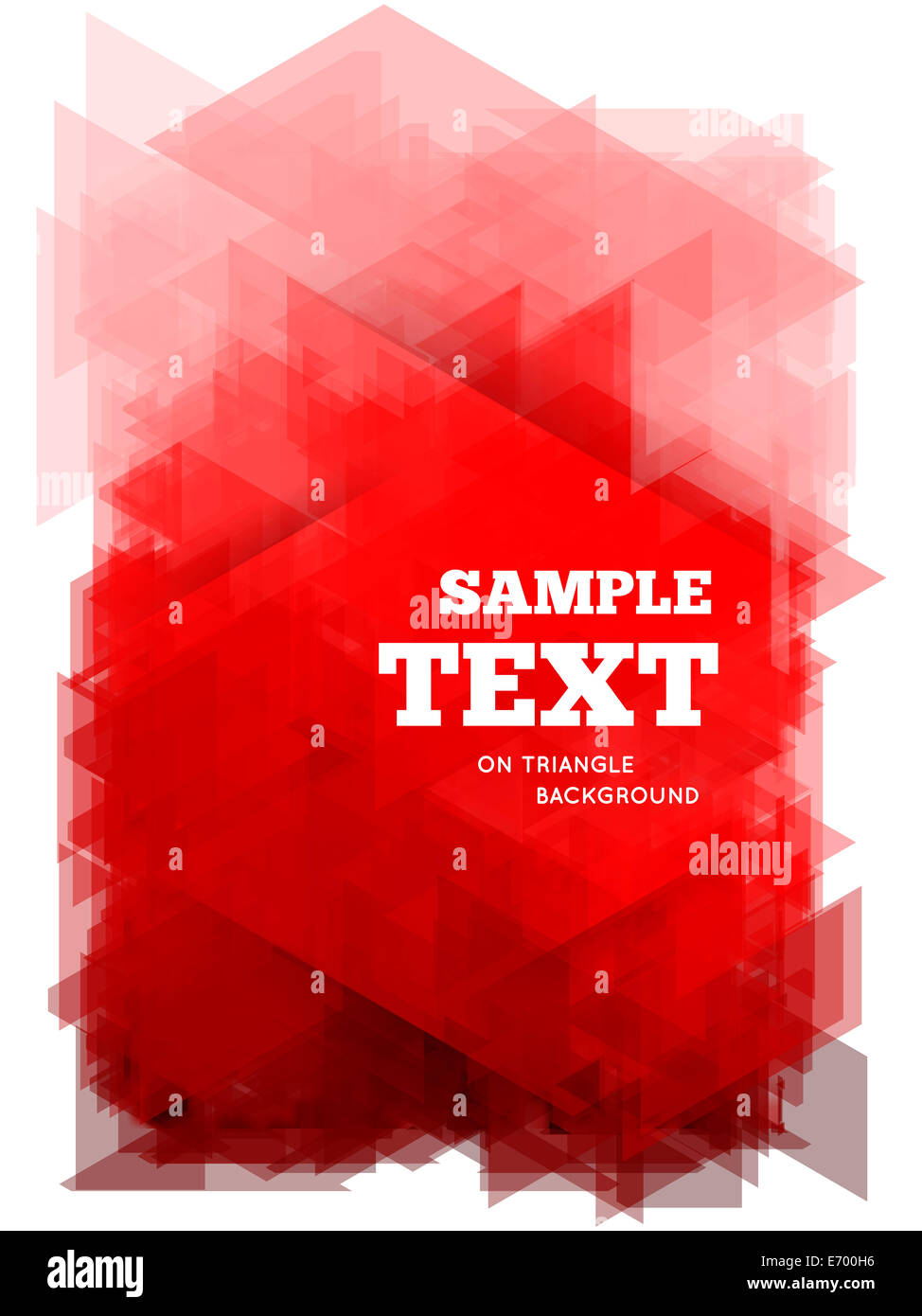 Triangle abstract vector background illustration Stock Photo - Alamy