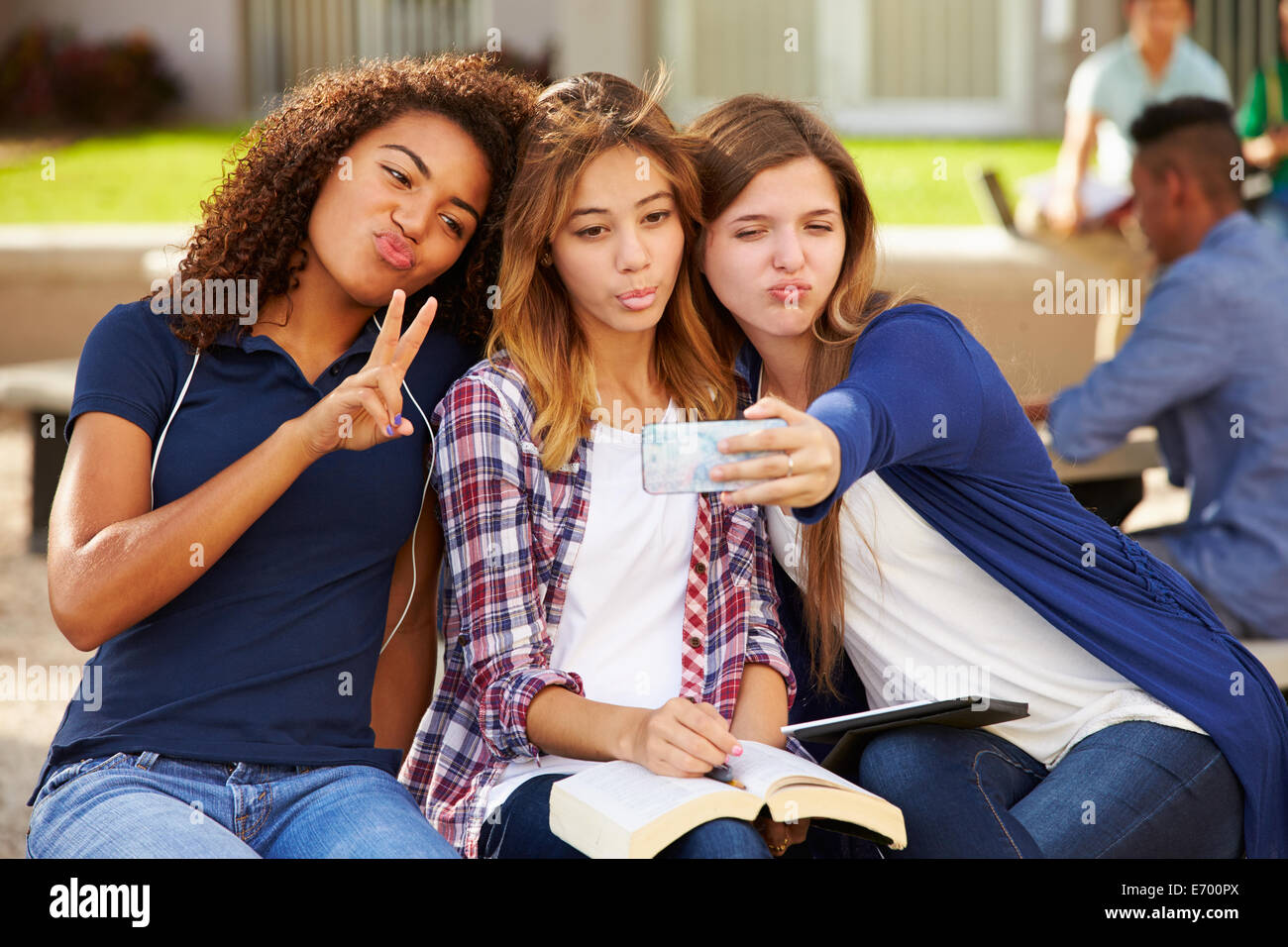 High School Teen Girl Selfies