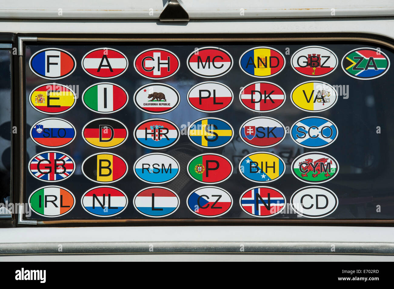 Camper Van Stickers High Resolution Stock Photography and Images - Alamy