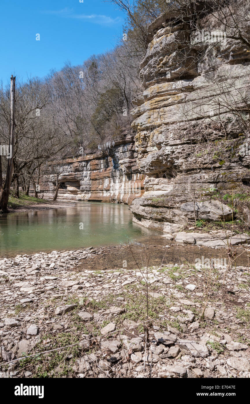 River palisades in Kentucky Stock Photo Alamy