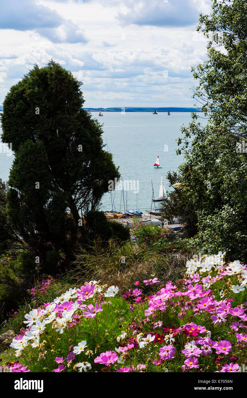 Southend on Sea from the Cliff gardens. Stock Photo