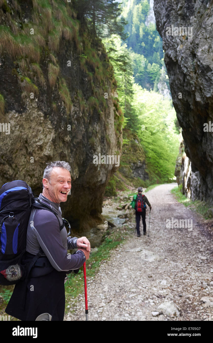 Two men hiking hi-res stock photography and images - Alamy