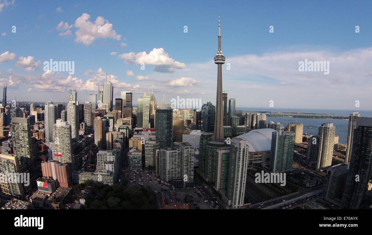 Aerial view of Toronto, Ontario, Canada Stock Photo