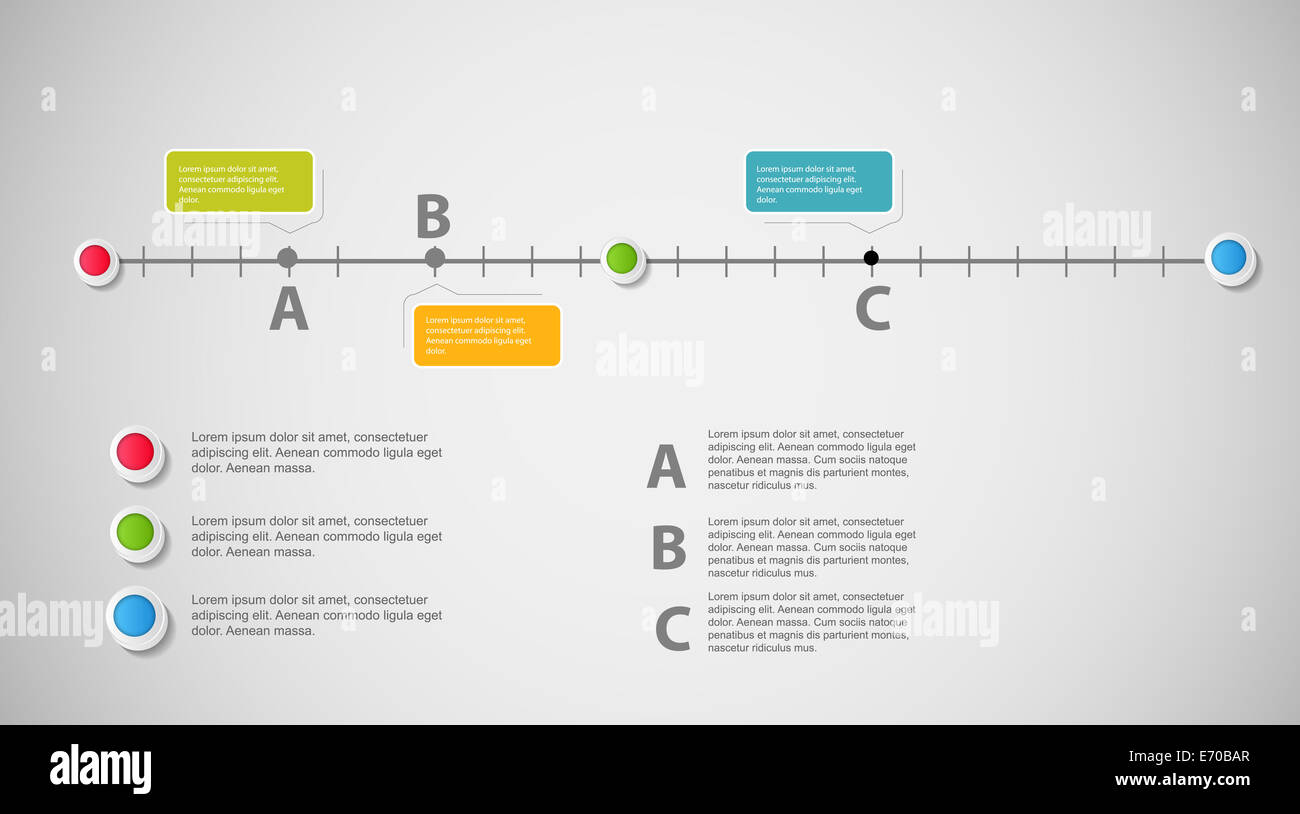 Timeline infographic business template vector illustration Stock Photo ...