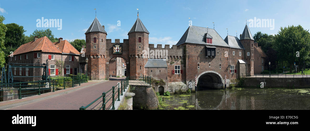 The Koppelpoort is a medieval gate completed around 1425, Amersfoort, Netherlands Stock Photo