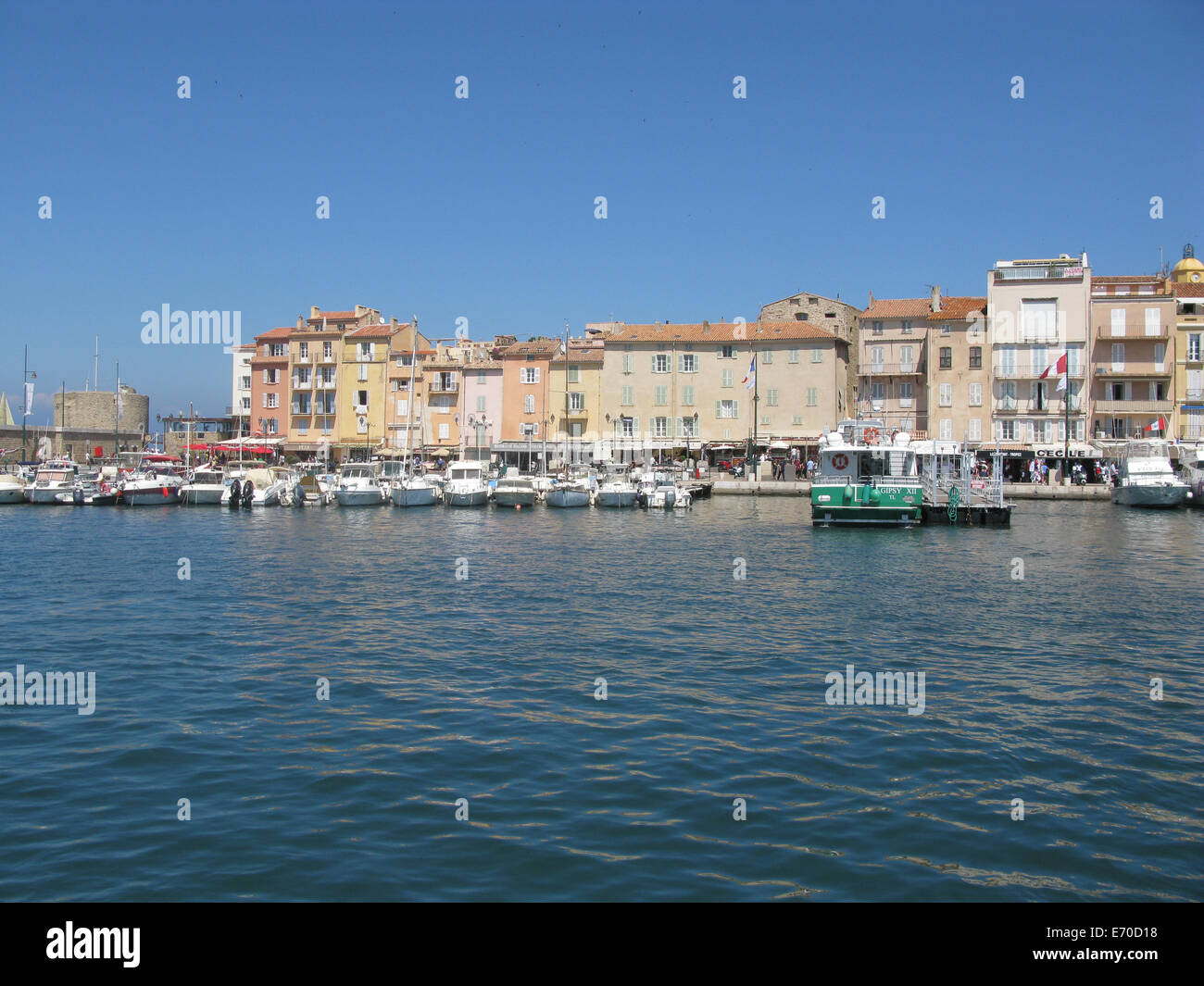 Boats in harbour in St Tropez France Stock Photo