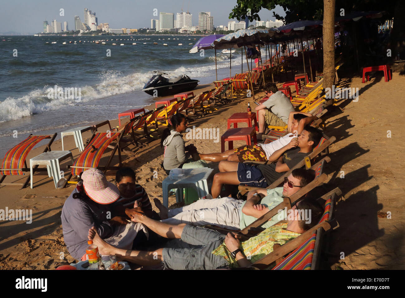 Pattaya Beach Thailand South East Asia  Photo : Pixstory / Alamy Stock Photo