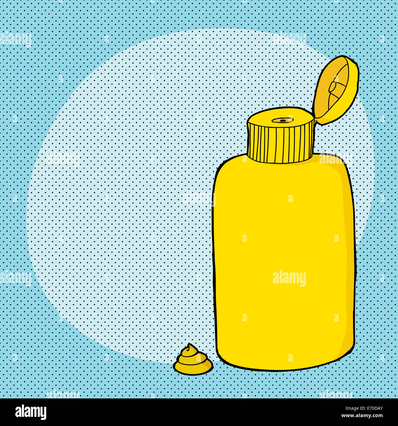 Cartoon mustard bottle hires stock photography and images Alamy