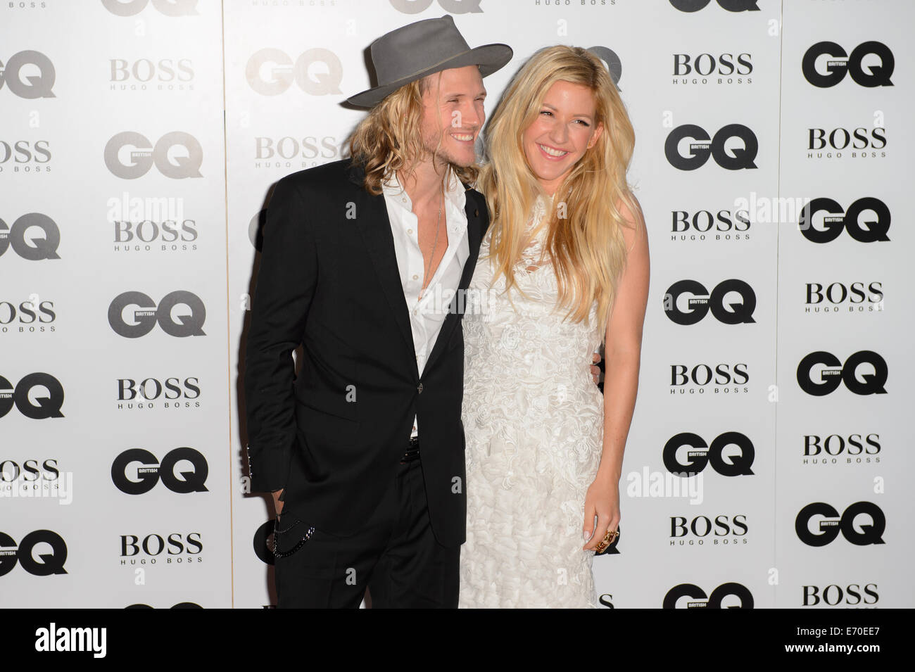 Dougie Poynter and Ellie Goulding arrive for the GQ Men Of The Year