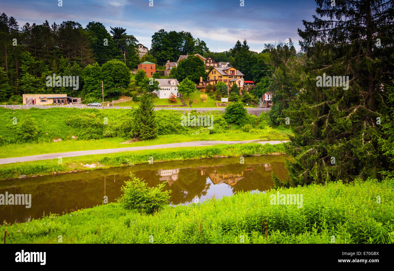 The Blackwater River in Thomas, West Virginia Stock Photo Alamy