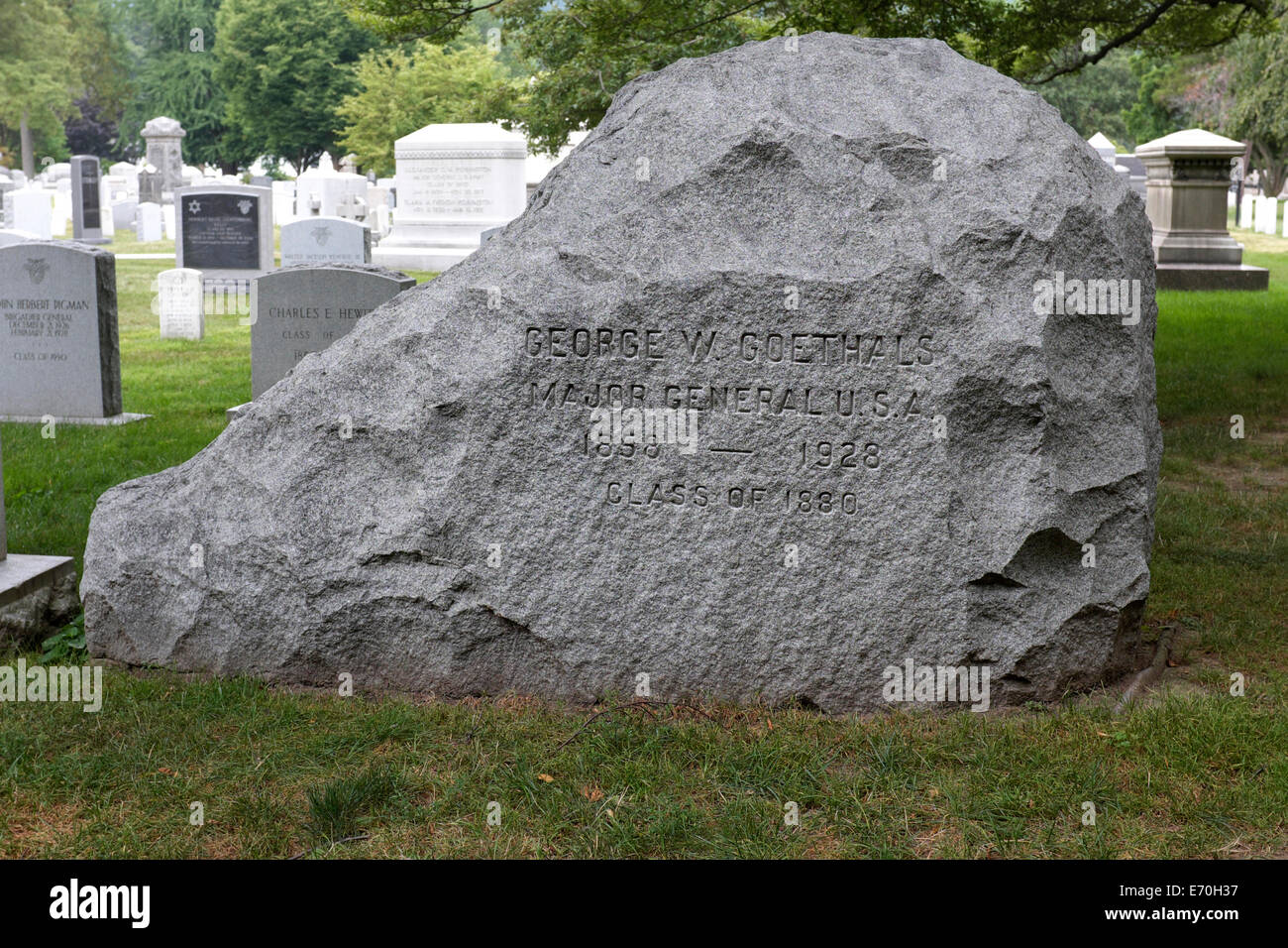 Grave of Washington Goethals, West Point Cemetery, New York
