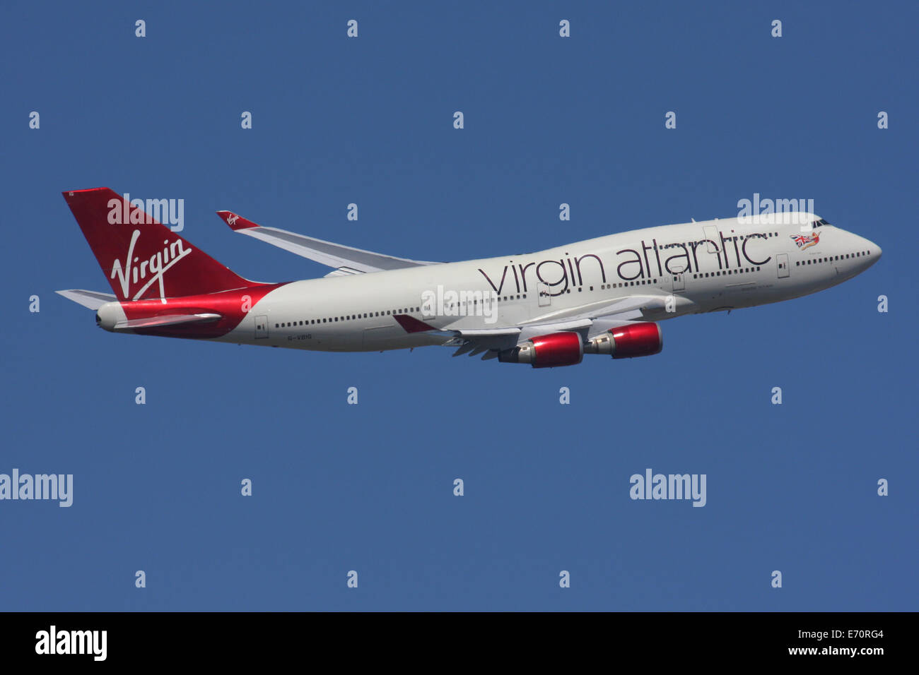 virgin atlantic airlines Stock Photo