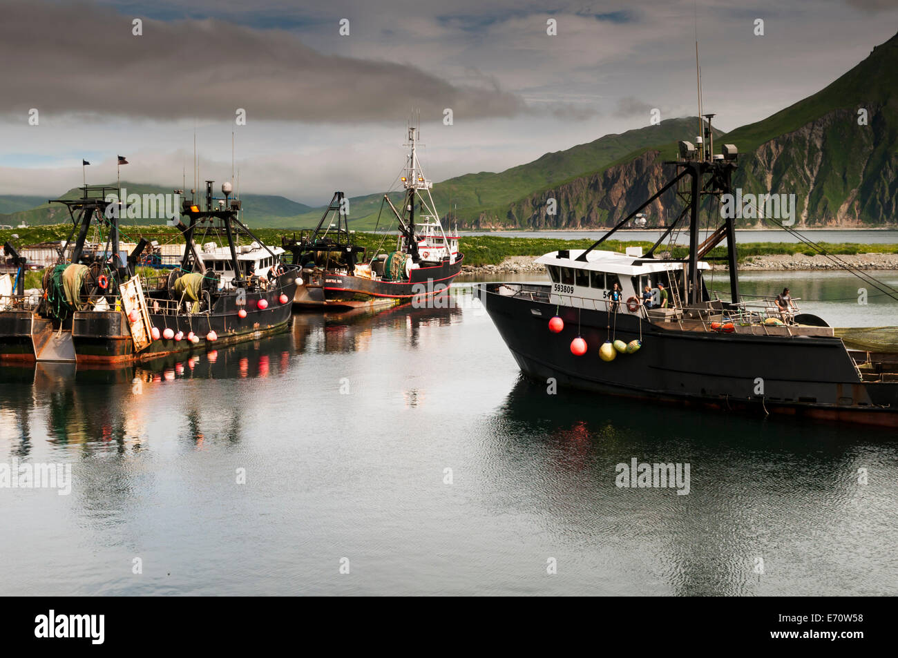 Dutch Harbor July 2014 Stock Photo Alamy